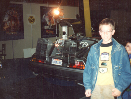 Me and a DeLorean time machine